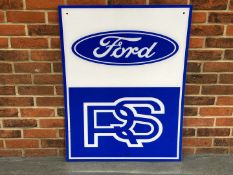 Ford RS Dealership Perspex Sign