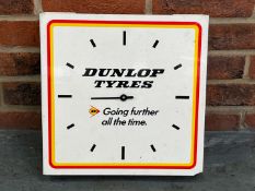 Dunlop Tyre's Plastic Wall Clock