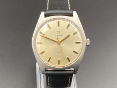 OMEGA Geneve stainless steel centre seconds wristwatch