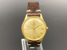 OMEGA a gold plated centre seconds wristwatch