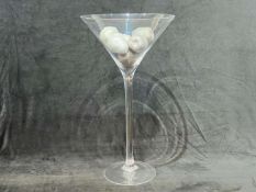 Large handmade Martini glass