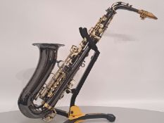 JULIUS KEILWERTH, SX90R, “Shadow”, black nickel saxophone