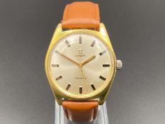 OMEGA Geneve gold plated centre seconds wristwatch