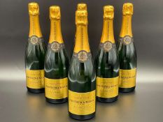 LOUIS ROEDERER for FORTNUM & MASON, 6 x 750ml retail dummy champagne bottles, Vintage 2013,