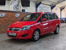 2012 VAUXHALL ZAFIRA DESIGN CDTI E-FLEX