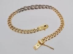 Brillant Armkette, Flachbandmuster, 