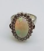Brillant Opal Damenring