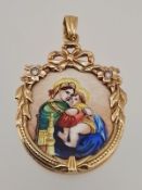 Mutter Gottes Anhänger