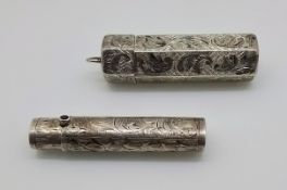 2 Lippenstifthalter, Anfang 20.Jh.,