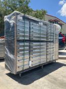 UNUSED STEELMAN...STAINLESS STEEL WORK BENCH,...7FT, 35DRAWERS,...KEYS TO LOCK,...ANIT-SLIP MAT, ...