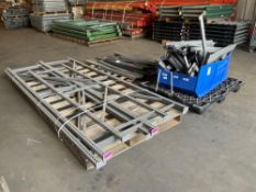 STORAGE RACKING UPRIGHTS AND CROSSBEAMS