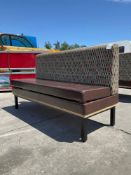 CHAIR BENCH SEAT, APPROX...72in W x 24in L x 36 in T