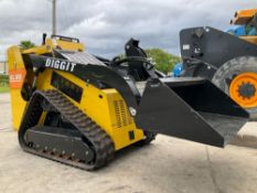 UNUSED 2023...DIGGIT...SKID STEER LOADER MODEL SCL850, GAS POWERED, ELECTRIC START, RUBBER TRACKS