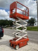 2017 SNORKEL SCISSOR LIFT MODEL S3219E ANSI , ELECTRIC, APPROX MAX PLATFORM HEIGHT 19FT, NON MARK...