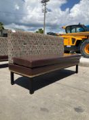 CHAIR BENCH SEAT, APPROX...72in W x 24in L x 36 in T
