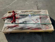 UNUSED RATCHET BINDERS & CHAINS SET, 5 BINDERS (9,200LB) & 10 G70 3/8