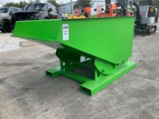 UNUSED SELF DUMPING HOPPER WITH FORK POCKETS