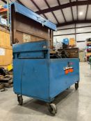 KNAACK UTILITY...STORAGE CHEST WITH CONTENTS,...APPROX 61in...W x 31in...L x 44in...T