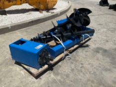 UNUSED AUGER ATTACHMENT FOR UNIVERSAL SKID STEER...