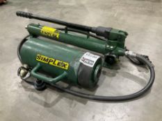 SIMPLEX PUMP WITH HYDRAULIC RAM...