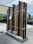 UNUSED 26FT ELECTRIC SLIDING GATES, 4 PIECES PER SET