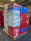 ( 1 ) PALLET OF ASSORTED PLASTIC BINS & STORAGE BINS...