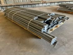 ULINE CROSSBEAMS FOR RACKING, APPROX 68...TOTAL, APPROX 8FT