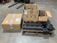 PALLETS OF ASSORTED MISC CORDS / DOCKING & CHARGING STATIONS / SCANNERS...& ( 2 ) BOXES OF FORTIN...