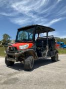 KUBOTA RTV-X1140 UTV, DIESEL, 4x4, CREW CAB, MANUAL DUMP BED, HITCH, BILL OF SALE ONLY, RUNS AND