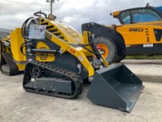 UNUSED 2024 EGN STAND ON SKID STEER LOADER MODEL EG360, GAS POWERED,...ELECTRIC START, RUBBER TRA...