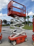2016 SNORKEL SCISSOR LIFT MODEL S3219E ANSI , ELECTRIC, APPROX MAX PLATFORM HEIGHT 19FT, NON MARK...