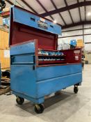 DAYTON UTILITY STORAGE CHEST WITH CONTENTS, APPROX 61in W x 31in L x 44in T