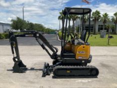 2016 IHIMER/KATO MINI CRAWLER EXCAVATOR MODEL 17VXE, DIESEL, RUBBER TRACKS, BUCKET WITH TEETH,......