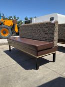 CHAIR BENCH SEAT, APPROX...72in W x 24in L x 36 in T