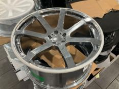 UNUSED GIOVANNA 22IN... RIMS , ( 4 ) RIMS IN SET...