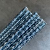 STEEL THREADED ROD 1/2in- 13UNC 6FT LENGTH, APPROX 100PCS