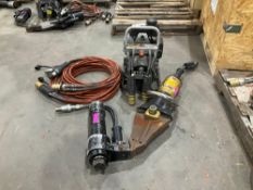 RESCUE TOOLS WHICH INCLUDES ( 2 ) HOSE ,PUMP & ATTACHMENT