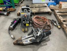 RESCUE TOOLS WHICH INCLUDES ( 2 ) HOSE ,PUMP & ATTACHMENT