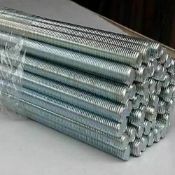 STEEL THREADED ROD 3/8in- 16UNC 6FT LENGTH, APPROX 100PCS...
