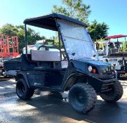 CUSHMAN HAULER 800X UTV, GAS POWERED, MANUAL DUMP BED, BILL OF SALE ONLY, RUNS & OPERATES...