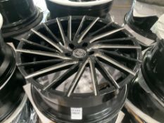UNUSED GIANELLE COMPETITION SERIES YEREVAN STYLE 22 X 9 RIMS, ( 4 ) RIMS IN SET
