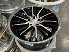 UNUSED LEXANI WHEEL CORP VIRAGE676-2085-13-25BMS RIMS , APPROX 20...X 8.5, ( 4 ) RIMS IN SET