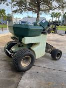 PERMAGREEN TRIUMPH C1C RIDE ON SPREADER SPRAYER, GAS POWERED, HONDA MOTOR, RUNS & OPERATES...