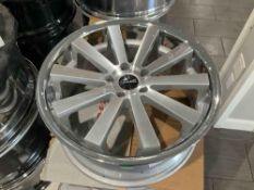 UNUSED GIANELLE ...20 X 8.5 RIMS, ( 4 ) RIMS IN SET