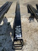 ( 1 ) SET OF FORK EXTENSIONS, APPROX 10FT LONG
