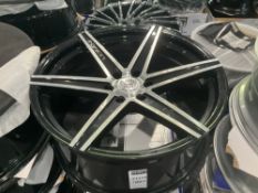 UNUSED LEXANI WHEEL CORP SAVAGE 683-2210-82-30MB , APPROX 22...X 10 , ( 4 ) RIMS IN SET