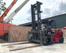 2016 CLARK FORKLIFT MODEL C75L, LP POWERED, 15,000 LB CAP.