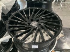 UNUSED LEXANI WHEEL CORP PEGASUS 661-2290-66-40C...RIMS , APPROX 22 X 9 , ( 4 ) RIMS IN SET