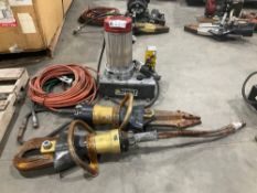 RESCUE TOOLS WHICH INCLUDES ( 2 ) HOSE ,PUMP & ATTACHMENT