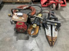 RESCUE TOOLS WHICH INCLUDES ( 2 ) HOSE ,PUMP & ATTACHMENT